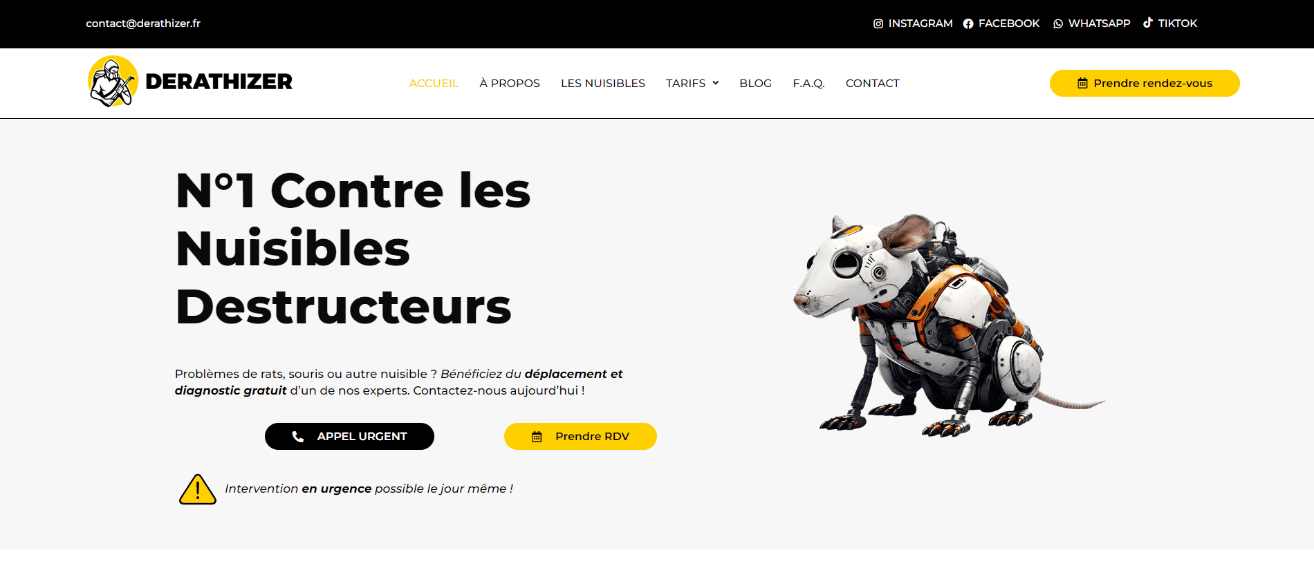 Site web Derathizer